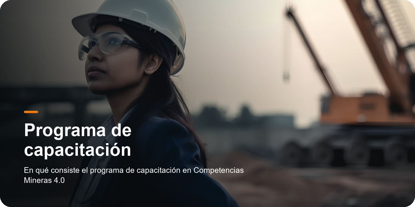 Programa de capacitación. En qué consiste el programa de capacitación en Competencias Mineras 4.0